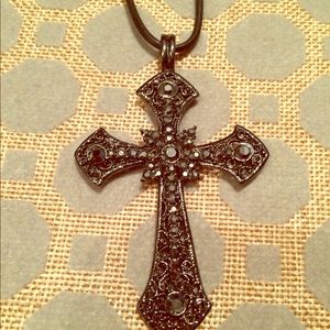 Large Marcasite Cross